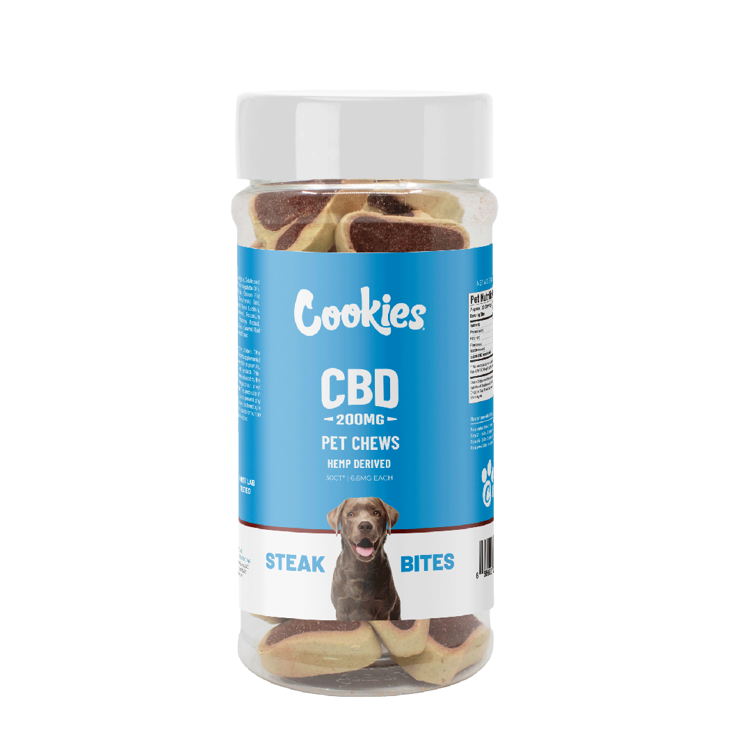 CBD Pet Treat 16oz 200mg - Soft Chew - Steak