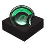 C-Bite Glass Ashtray - Green
