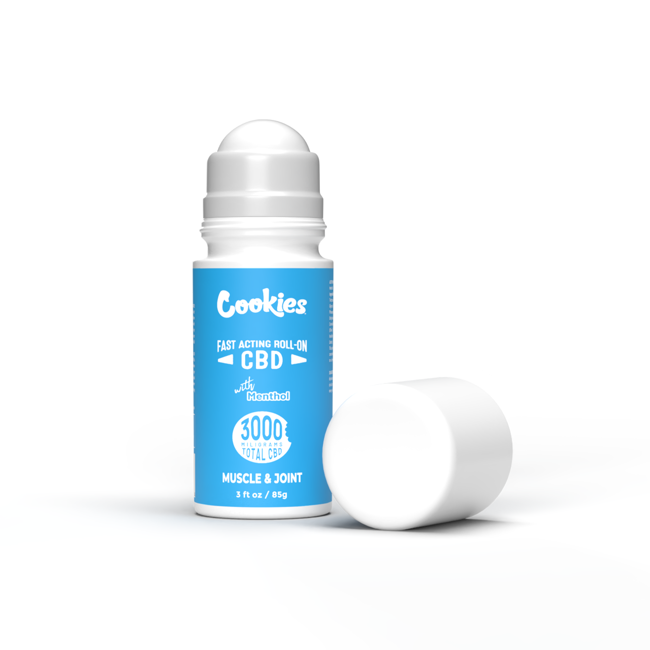 CBD 2oz Cream w/ Menthol 3000mg Roll-On