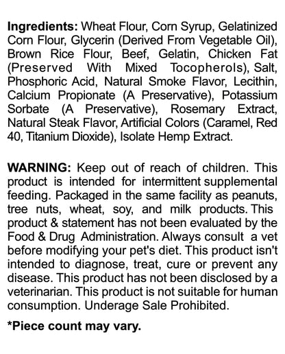 CBD Pet Treat 16oz 200mg - Soft Chew - Baked Bones