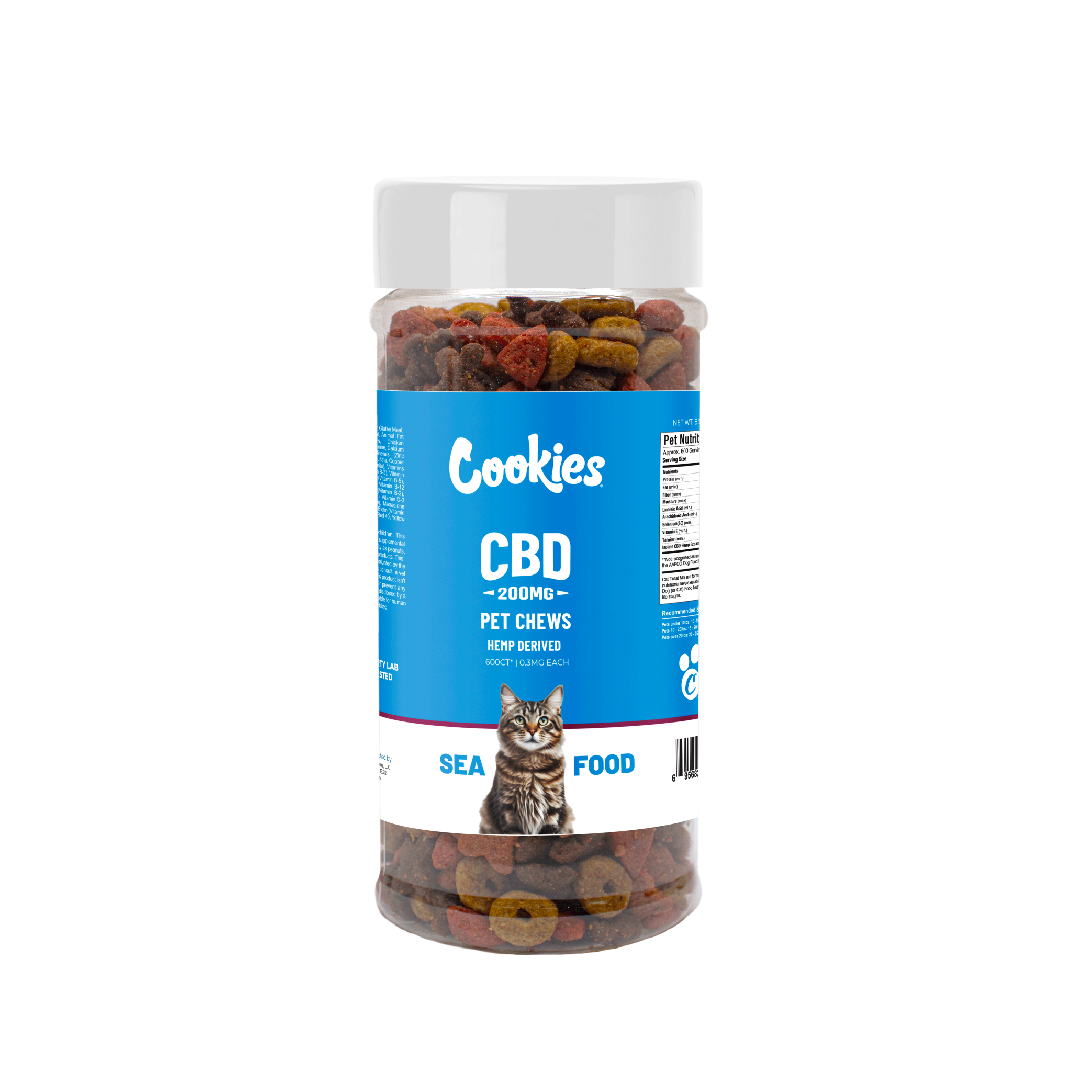 CBD Pet Treat 16oz 200mg - Soft Chew - Seafood Mix