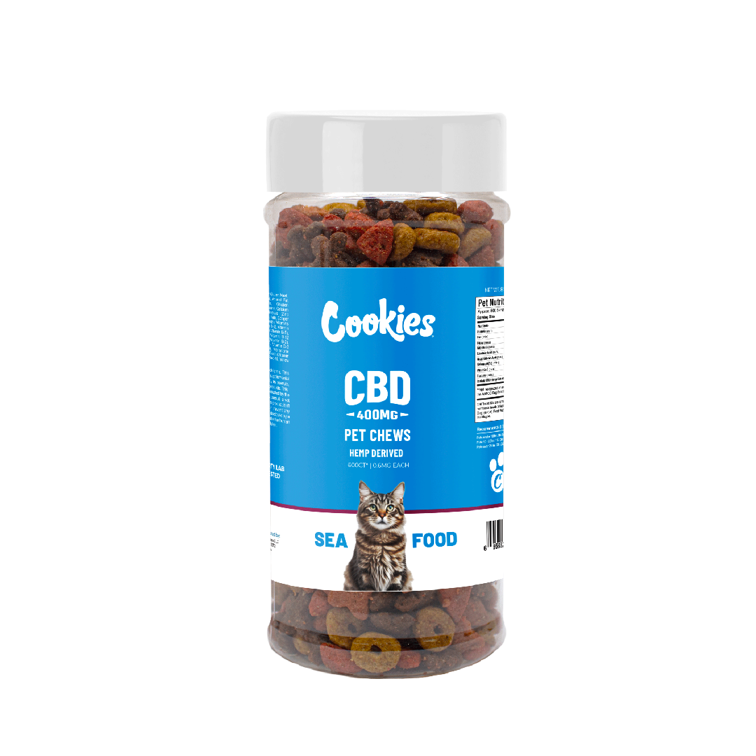 CBD Pet Treat 16oz 400mg - Soft Chew - Seafood Mix