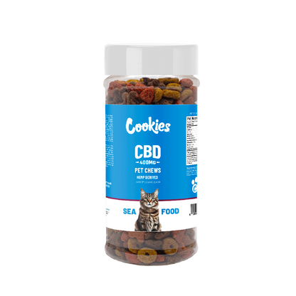 CBD Pet Treat 16oz 400mg - Soft Chew - Seafood Mix