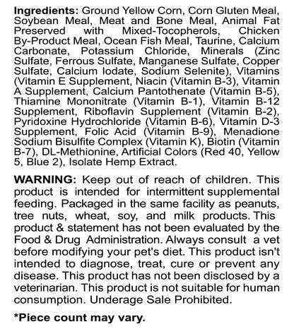 CBD Pet Treat 16oz 400mg - Soft Chew - Seafood Mix
